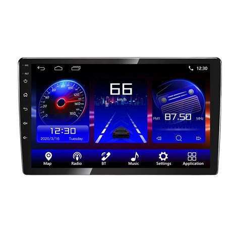 10 Inch Double Din Car Stereo Compatible Touch Screen Car Radio Bluetooth Multimedia Player