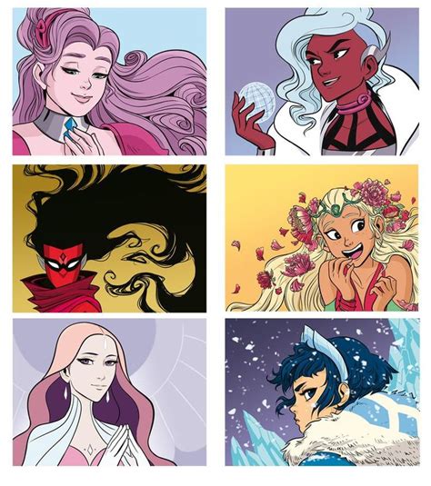 Four Different Avatars From Disneys Princess Aurora And The Snow Queen