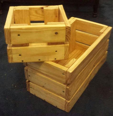 Wooden Pallet Crate Boxes Pallet Furniture Diy