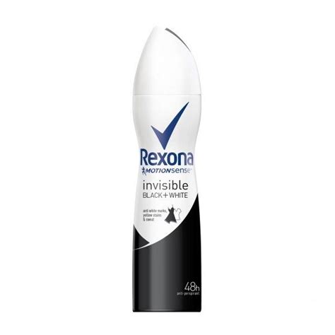 Rexona Motionsense Invisible Black White Ml Rexona Black And