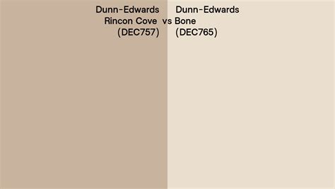 Dunn Edwards Rincon Cove Vs Bone Side By Side Comparison