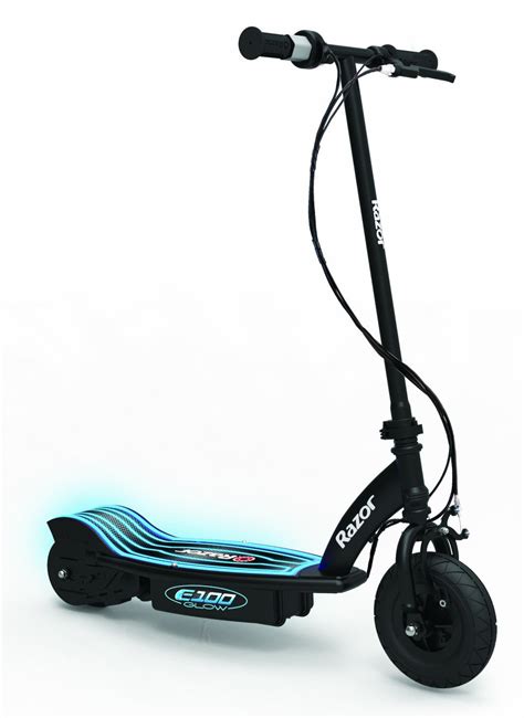 Razor E100 Glow Electric Scooter Black Conduit à La Vitesse De La Lumière Black Hoverboard