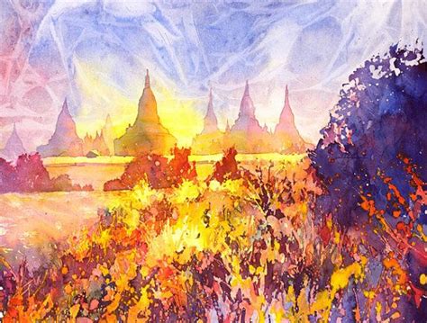 Ruins Of Burmese Temples In Bagan Pagan Burma Myanmar Fine Art