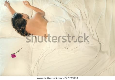 Beautiful Naked Female Sleeping Bed Flower Stock Photo 777895033 Shutterstock