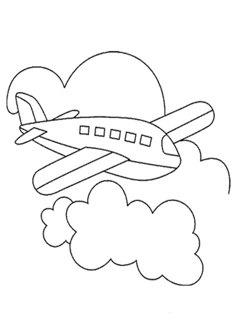 Coloring Pages | Printable Toy Airplane Coloring Page