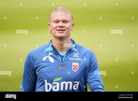 Oslo Erling Braut Haaland Pendant L Entra Nement Avec L