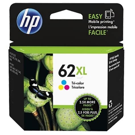 Tusz C2P07A HP 62XL Kolor Wydajny Do HP ENVY 7640 HP ENVY 5640