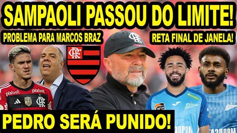 Clima Quente Entre Pedro E Sampaoli No Flamengo Meng O Corre Contra O