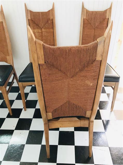 Set Of 4 Vintage MCM Dining Chairs By B F Huntley Furniture Etsy