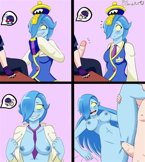 Rule 34 1boy 1girls Big Breasts Big Penis Blue Hair Brawl Stars Colette Brawl Stars Edgar