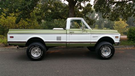 1972 Chevrolet K20 Custom Deluxe Camper Special Original Matching S