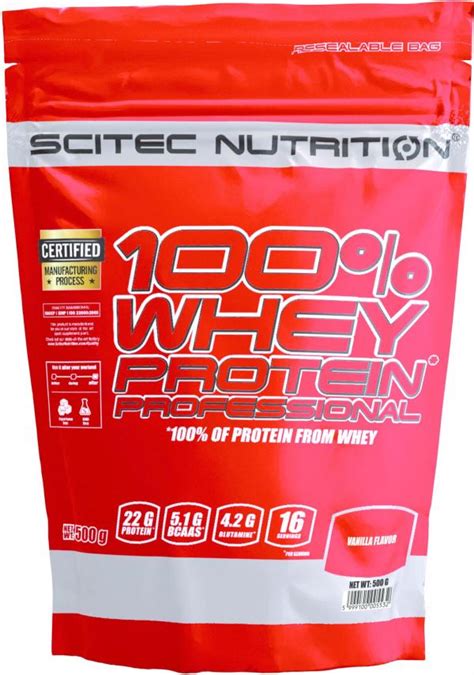 Scitec Nutrition 100 Whey Protein Professional 500g Beutel Chocolate 4433 22