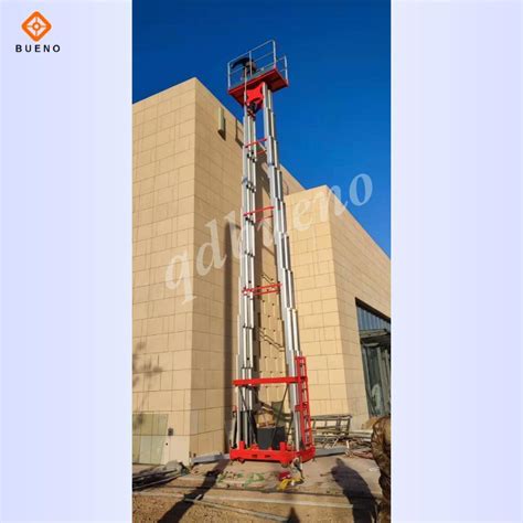 Bueno M Aluminum Alloy Vertical Mast Lift With Ce Certificate China