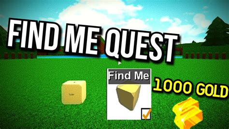 HOW TO COMPLETE QUEST FIND ME Build A Boat For Treasure ROBLOX