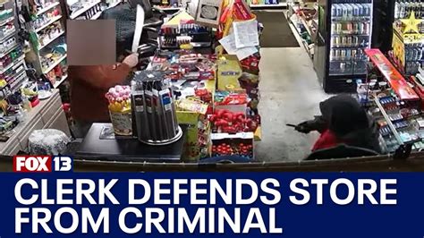 Man Pulls Out Knife Clerk Pulls Out Bigger Knife In Attempted Robbery