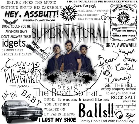 Supernatural Tumbler Wrap Sublimation Etsy Supernatural Sublime