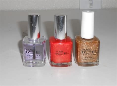 Pure Ice Nail Polish Lot In Top Coat Hot Tamale Studette EBay