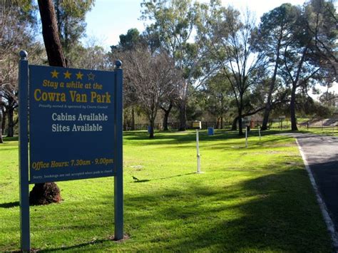 Cowra Van Park Cowra Cowra Van Park Welcome Sign