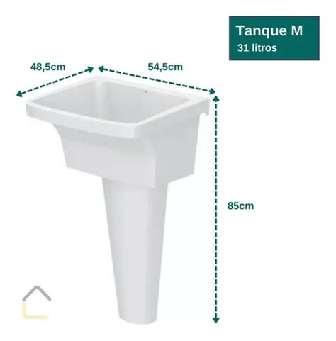 Tanque Louca M X Lt Branco Celite Top Parcelamento