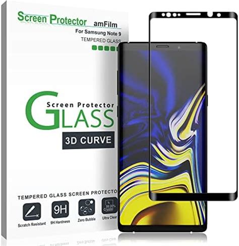 Amfilm Galaxy Note 9 Screen Protector Glass Full Screen