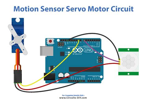 Motion Sensor with Servo Motor - Arduino Tutorial