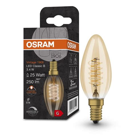 Osram Vintage Led Lampa W E K Lm Teknikdelar Se