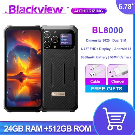 Blackview Tel Fono Inteligente BL8000 5G M Vil Resistente Pantalla FHD