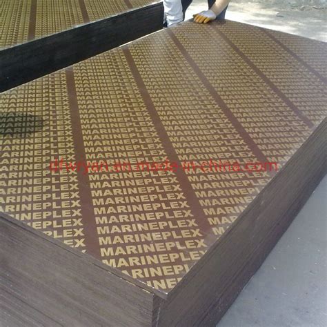 Finger Joint Black Brwon Film Faced Plywood China Black Film Faced