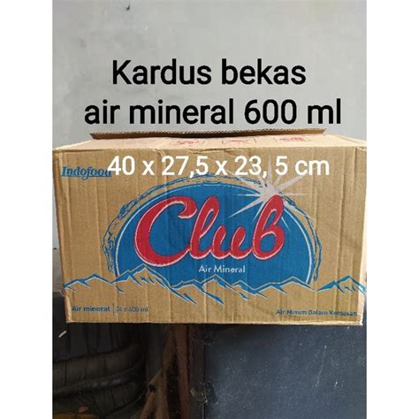 Jual Kardus Bekas Air Mineral 600ml Shopee Indonesia