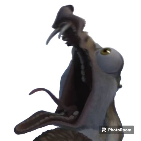 Scrat Screaming From Ice Age 2002 Png By Kylewithem On Deviantart