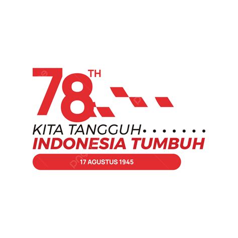 Official Logo Of Hut Ri 78th Happy Republic Indonesia 2023 Clipart Download Vector Official