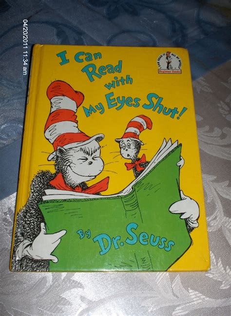 I Can Read With My Eyes Shut By Dr Seuss 1978