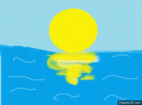 The amazing sunset on Make a GIF