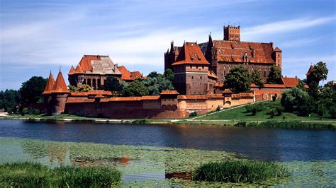 The Malbork Castle from Poland - beautiful architecture