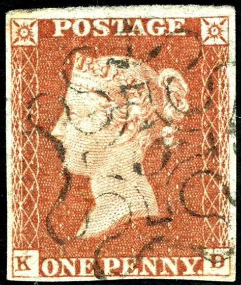 John Kinnard Stamps Sg Ue D Red Plate Number In London Maltese