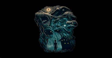 Hiding In The Storm Eldritch Horror Sticker Teepublic