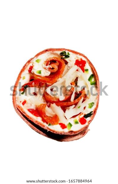 Mini Pizza Toppings On White Background Stock Photo 1657884964 ...