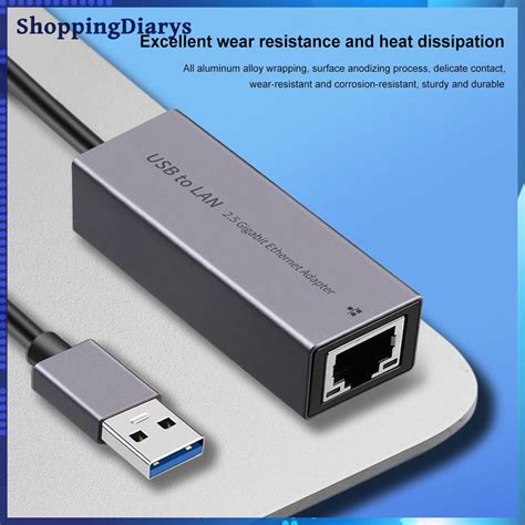 Bộ chuyển đổi usb ethernet 2 5g 2500mbps bộ chuyển đổi usb gigabit