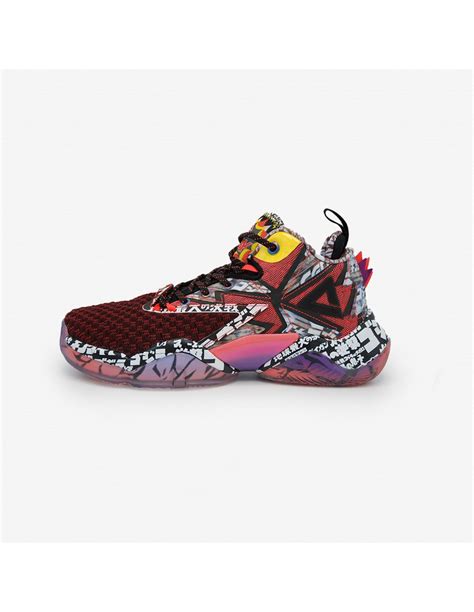 Peak Godzilla Basketball Shoes Красный Basketball Походная обувь