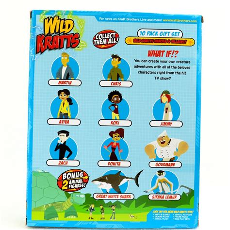 Pretend Play Wild Kratts Toys 10 Pack Action Figure T Set Other