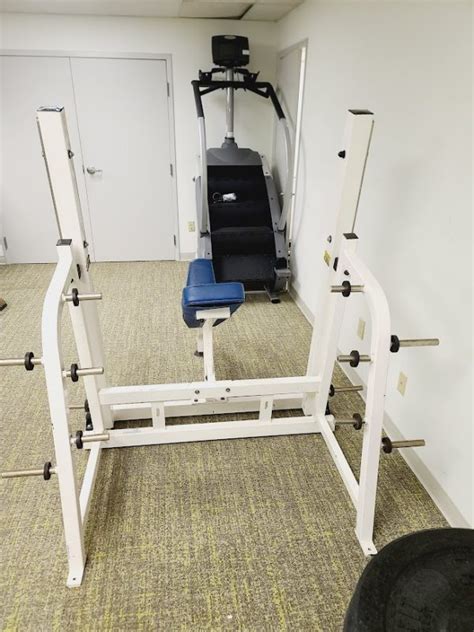 Magnum Incline Olympic Bench Press With Plate Storage Atlanta Fitness