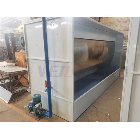 Wld Water Curtain Spray Booth Open Face Water Paint Booth China Spray