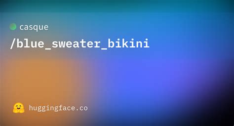 Casque Blue Sweater Bikini At Main