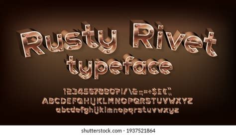 Rusty Font Over 2 851 Royalty Free Licensable Stock Vectors Vector