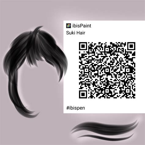 Hair Brush Qr Code Ibispaint