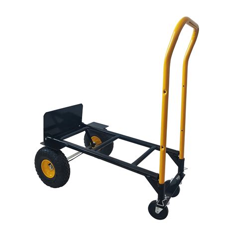 Juiluna Hand Truck Dolly 2 Wheel Dolly Cart And 4 Wheel Push Cart With