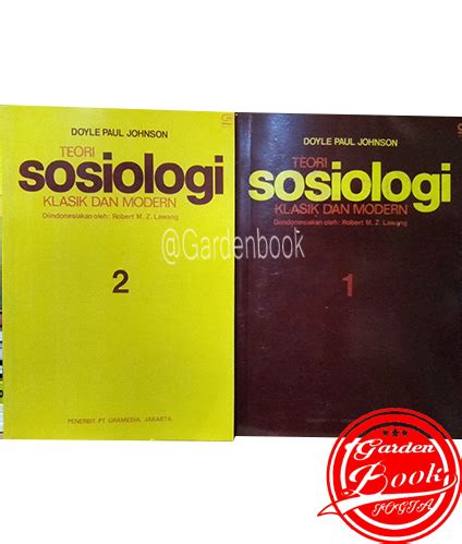 Paket Buku Teori Sosiologi Klasik Dan Modern Edisi Dan Penulis