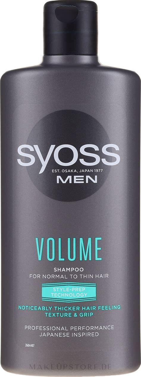 Syoss Men Volume Volumen Shampoo für normales und dünnes Haar