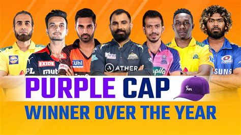 Purple Cap Winners Of All Seasons From 2008 2023 Ipl Orange And Purple