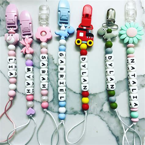 Wholesale Safe Diy Pacifiers Chain Baby Teething Beads Pacifier String